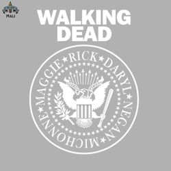 rock n roll x the walking dead sublimation png download