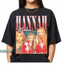 hannah montana shirt, hannah montana fan tees, hannah montana homage tshirt, hannah montana retro 90s shirt, hannah mont