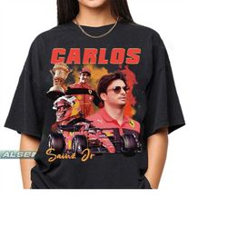 carlos sainz shirt, racing tshirt, bootleg, sainz jr tee, vintage design, graphic tee 90s sweatshirt, hoodie gift fans b