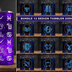 zodiac bundle 20 oz skinny tumbler ,zodiac tumbler wrap, 20oz skinny tumbler png, zodiac wrap 49