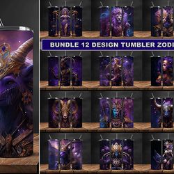 zodiac bundle 20 oz skinny tumbler ,zodiac tumbler wrap, 20oz skinny tumbler png, zodiac wrap 53