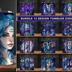 zodiac bundle 20 oz skinny tumbler ,zodiac tumbler wrap, 20oz skinny tumbler png, zodiac wrap 54
