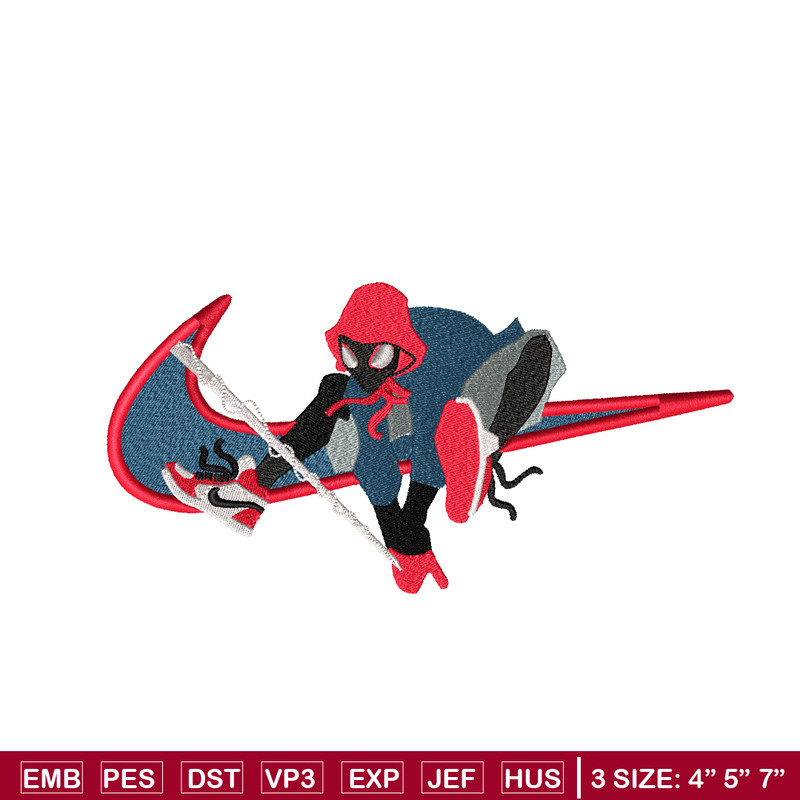 Black Spider Swoosh embroidery design, Black Spider embroidery, Nike design, Logo shirt, movie shirt, digital download.jpg