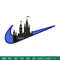 Castle Nike embroidery design, Castle embroidery, nike design, embroidery file, logo shirt, Digital download.jpg