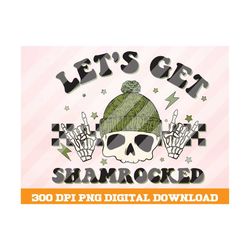 let's get shamrock png, happy st patricks day png, lucky sekeleton png, st patrick's day png, lucky charms png, shamrock