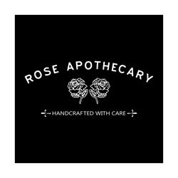 rose apothecary svg, flower svg, rose svg, handcrafted with care svg, black rose svg, birthday gift svg, gift for girl s
