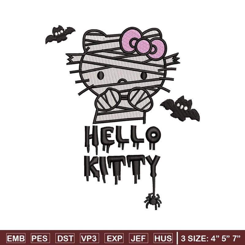 Ktitty halloween embroidery design, Halloween embroidery, Embroidery file,Embroidery shirt, Emb design, Digital download.jpg