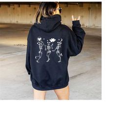 halloween skeletons hoodie, disney halloween hoodie, spooky disney sweater, disney skeletons sweat, cute halloween sweat