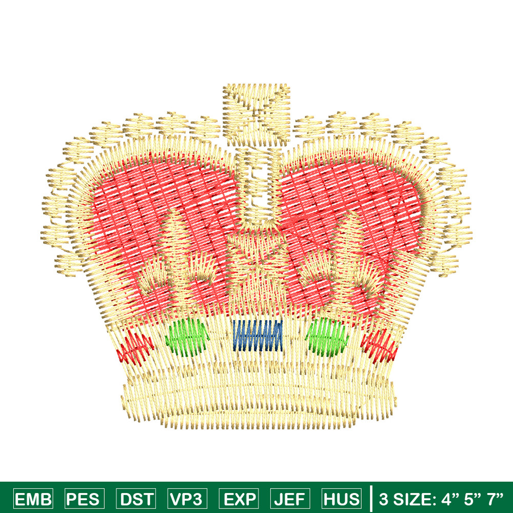 Crown embroidery design, Crown logo embroidery, logo design, Embroidery shirt, logo shirt, Instant download.jpg