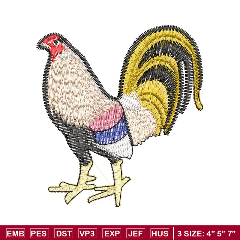 Chicken embroidery design, Chicken embroidery, chicken design, Embroidery file, logo shirt, Digital download..jpg