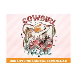 cowgirl wild png, western png, cowgirl png, retro western png, western design png,western cowgirl png, sublimation desig