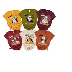 Personalized Disney Mickey and Friends Halloween Team Shirt, Disney Halloween Shirt, WDW Magic Kingdom Shirt, Halloween