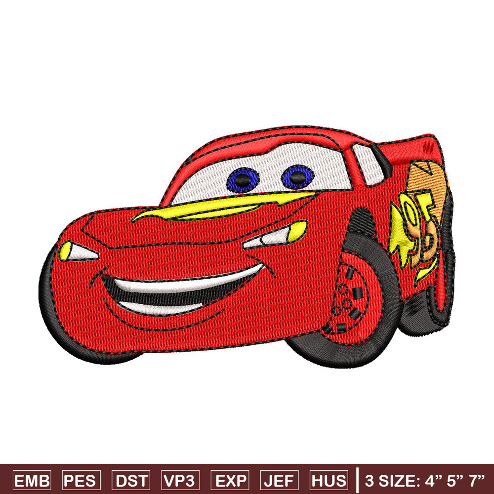 Mcqueen embroidery design, Mcqueen embroidery, Embroidery file, Embroidery shirt, Emb design,Digital download.jpg