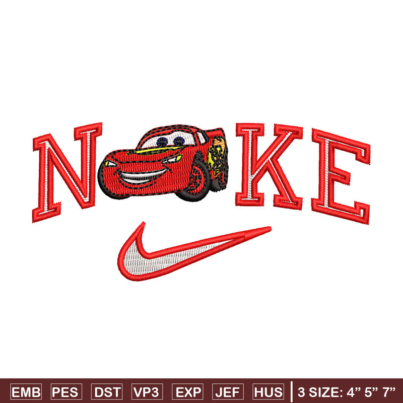 Mcqueen nike embroidery design, Mcqueen embroidery, Embroidery file, Embroidery shirt, Nike design,Digital download.jpg