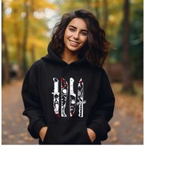 halloween killers hoodie, horror movie killers hoodie, halloween knives sweat, spooky season sweatshirt, spooky hallowee