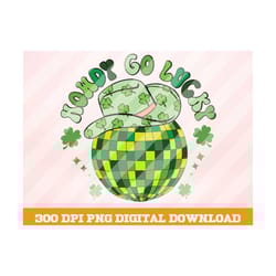 howdy go lucky png, trending png, howdy lucky png, retro png, st patrick's day png, lucky clover png, retro lucky png, s