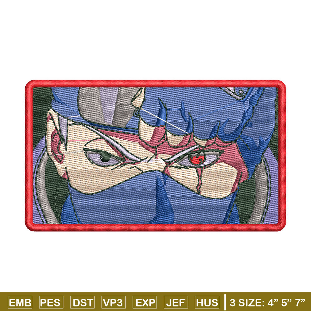 Kakashi eyes box embroidery design, Naruto embroidery, Anime design, Embroidery shirt,Embroidery file,Digital download.jpg