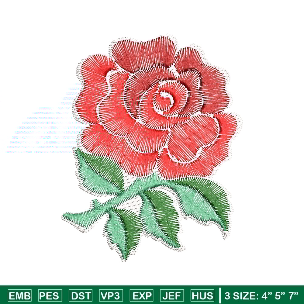 Flower Rose embroidery design, Flower Rose logo embroidery, logo design, Embroidery shirt, logo shirt, Instant download.jpg