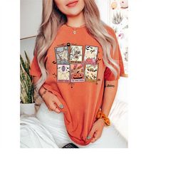 retro halloween ghost tarot card shirt,retro halloween shirt, retro western shirt,ghost shirt ,spooky season shirt, boo,