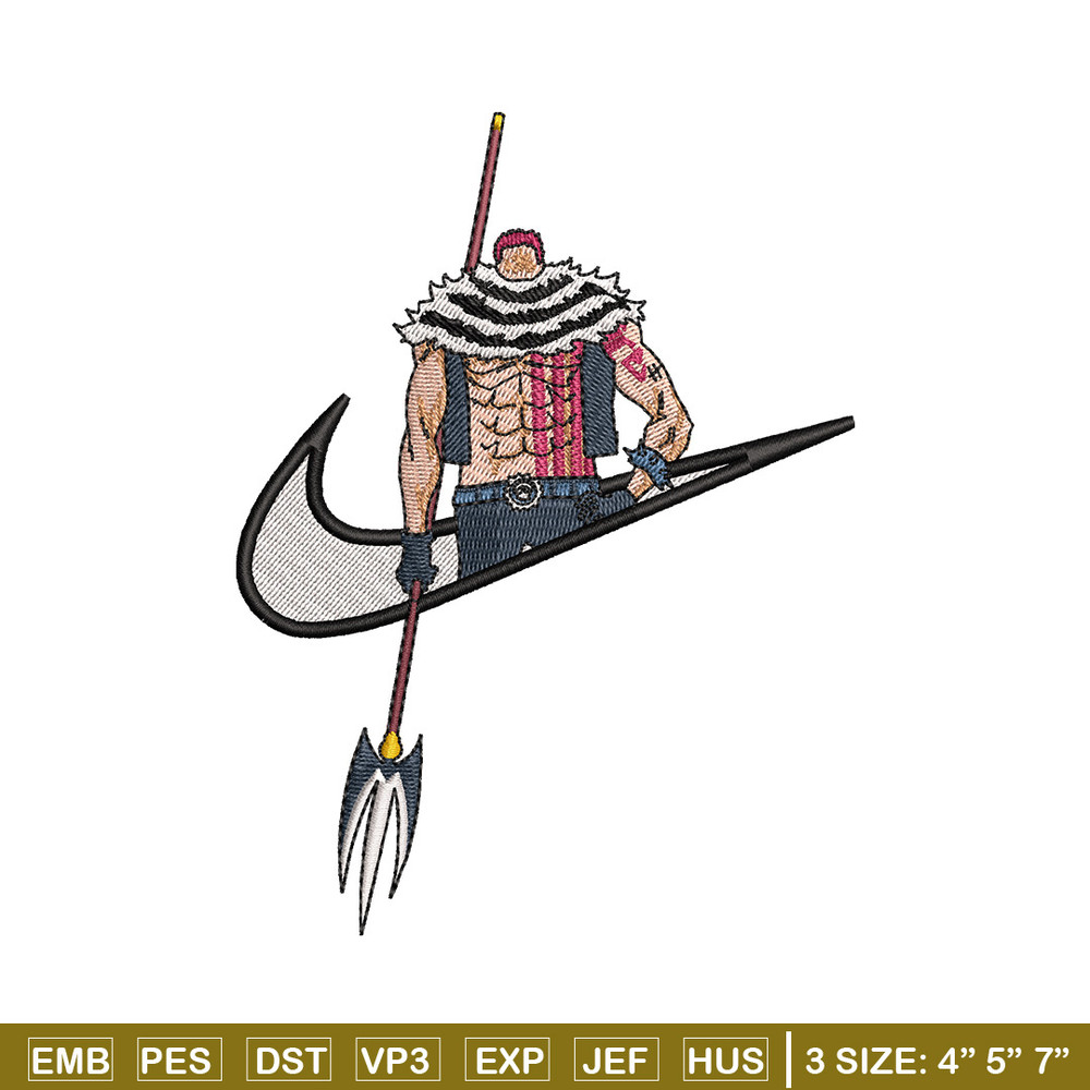 Katakuri nike embroidery design, One piece embroidery, Anime design, Embroidery shirt, Embroidery file, Digital download.jpg