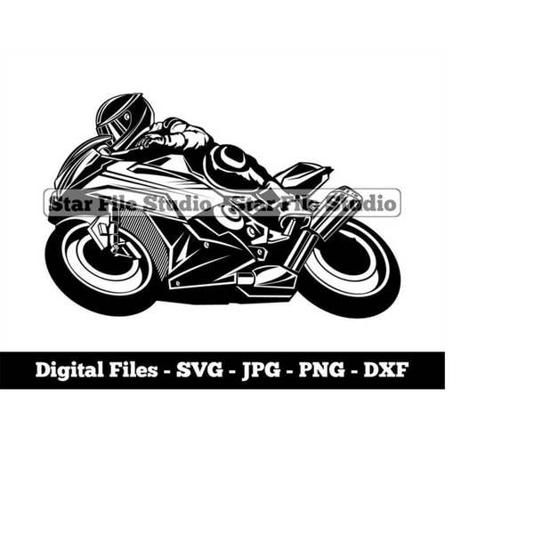 Motorcycle Rider Svg, Motorcycle Racing Svg, Motorbike Svg, - Inspire ...