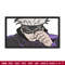 Gojo Satoru embroidery design, Jujutsu kaisen embroidery, anime design, embroidery file, anime shirt, Digital download.jpg