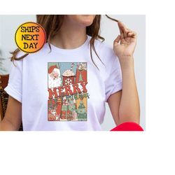 christmas shirt, merry christmas shirt, christmas shirt for women, christmas crewneck sweatshirt, holiday shirt, christm