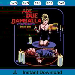 ade due damballa bride of chucky svg cutting file