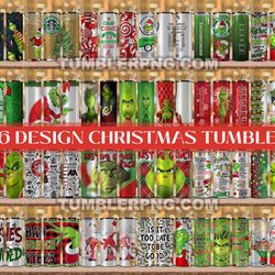 bundle 56 designs christmas tumbler design,grinch tumbler wrap, christmas tumbler png 70