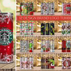 bundle 12 designs christmas tumbler design,grinch tumbler wrap, christmas tumbler png 74