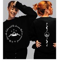 acotar sweater, acotar feyre's tattoo sweat, sarah j maas sweatshirt, to the stars who listen and the dreams that are an