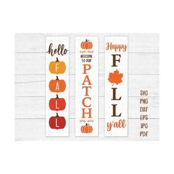 fall porch sign svg bundle, welcome sign svg, halloween porch sign svg,autumn porch sign,door sign,cut files for cricut,