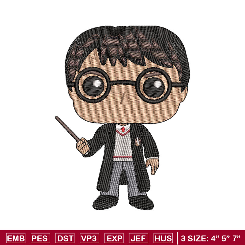 Harry Potter embroidery design, Harry Potter embroidery, movie design, movie shirt, Embroidery file, Digital download..jpg