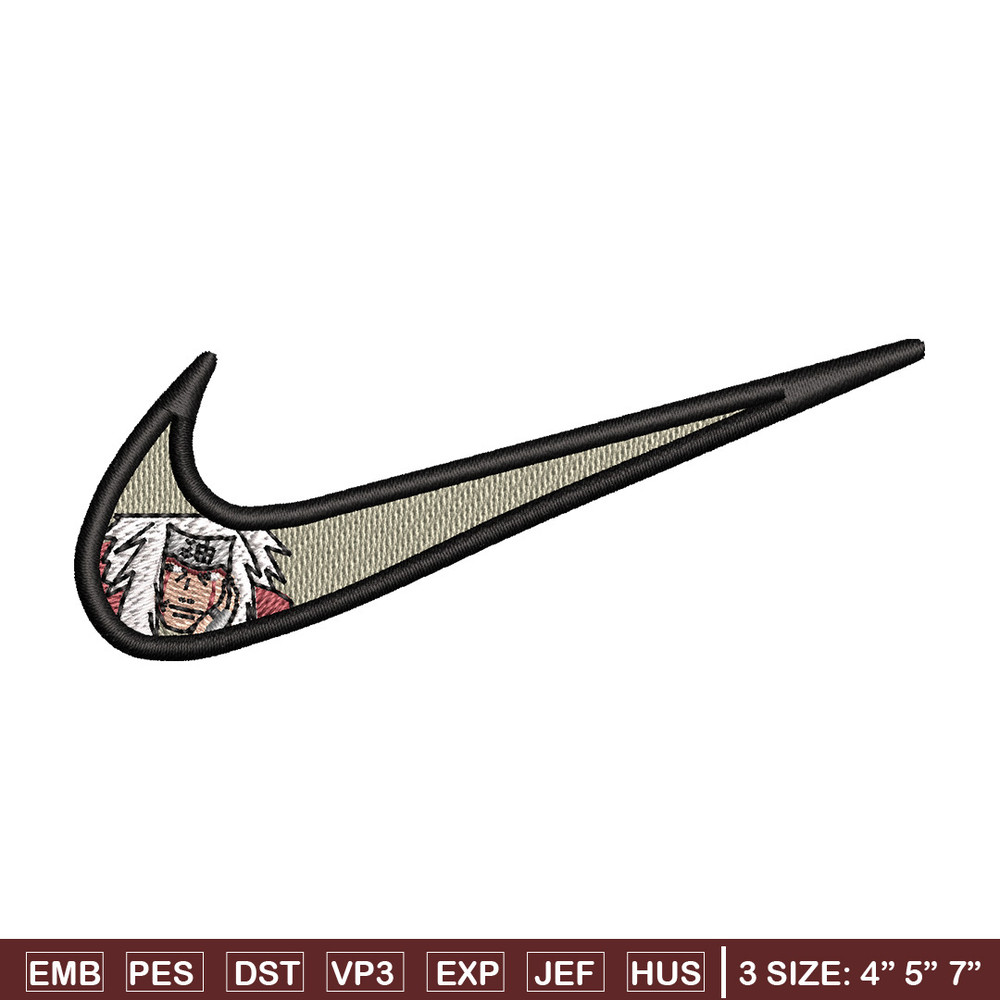 Nike jiraiya embroidery design, Naruto embroidery, Nike design,Embroidery file,Embroidery shirt,Digital download.jpg