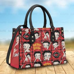 betty boop leather handbag, betty boop handbag, betty boop fan gift