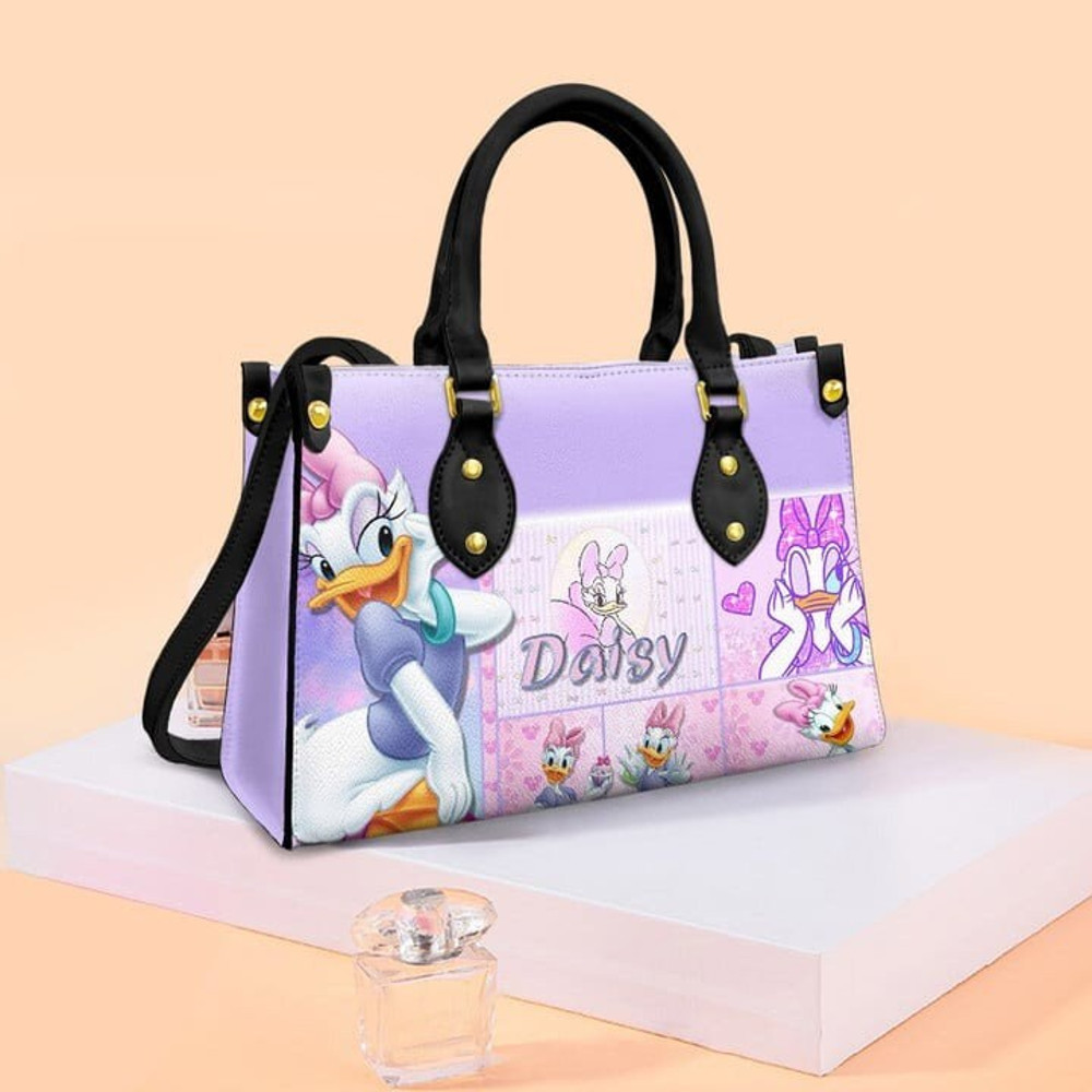 Daisy Duck Leather Bags,Daisy Duck Lovers HandBag,Disney Women Bags And Purse,Women Leather Bag,Cartoon Fans Handbag,Shopping Bag - 1.jpg