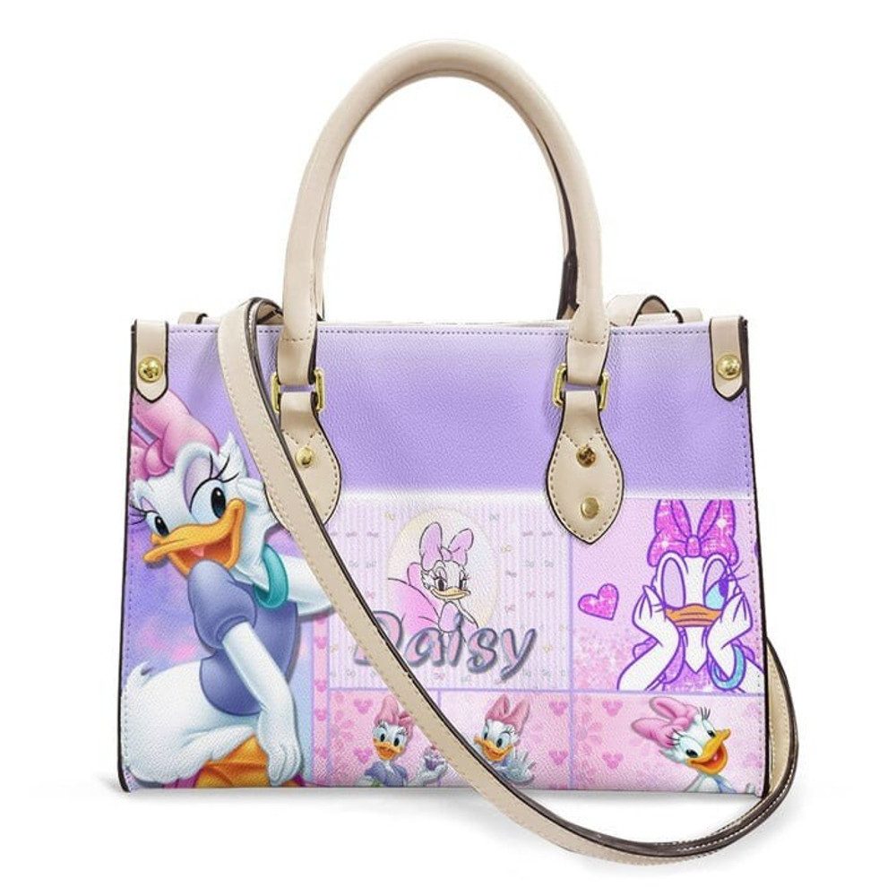 Daisy Duck Leather Bags,Daisy Duck Lovers HandBag,Disney Women Bags And Purse,Women Leather Bag,Cartoon Fans Handbag,Shopping Bag - 3.jpg