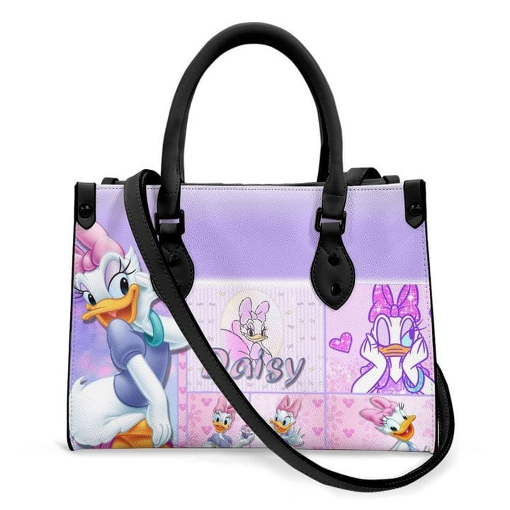 Daisy Duck Leather Bags,Daisy Duck Lovers HandBag,Disney Women Bags And Purse,Women Leather Bag,Cartoon Fans Handbag,Shopping Bag - 4.jpg