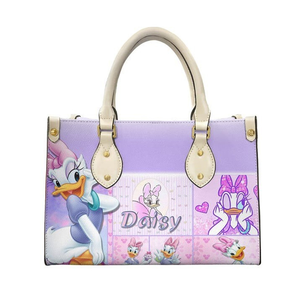 Daisy Duck Leather Bags,Daisy Duck Lovers HandBag,Disney Women Bags And Purse,Women Leather Bag,Cartoon Fans Handbag,Shopping Bag - 5.jpg