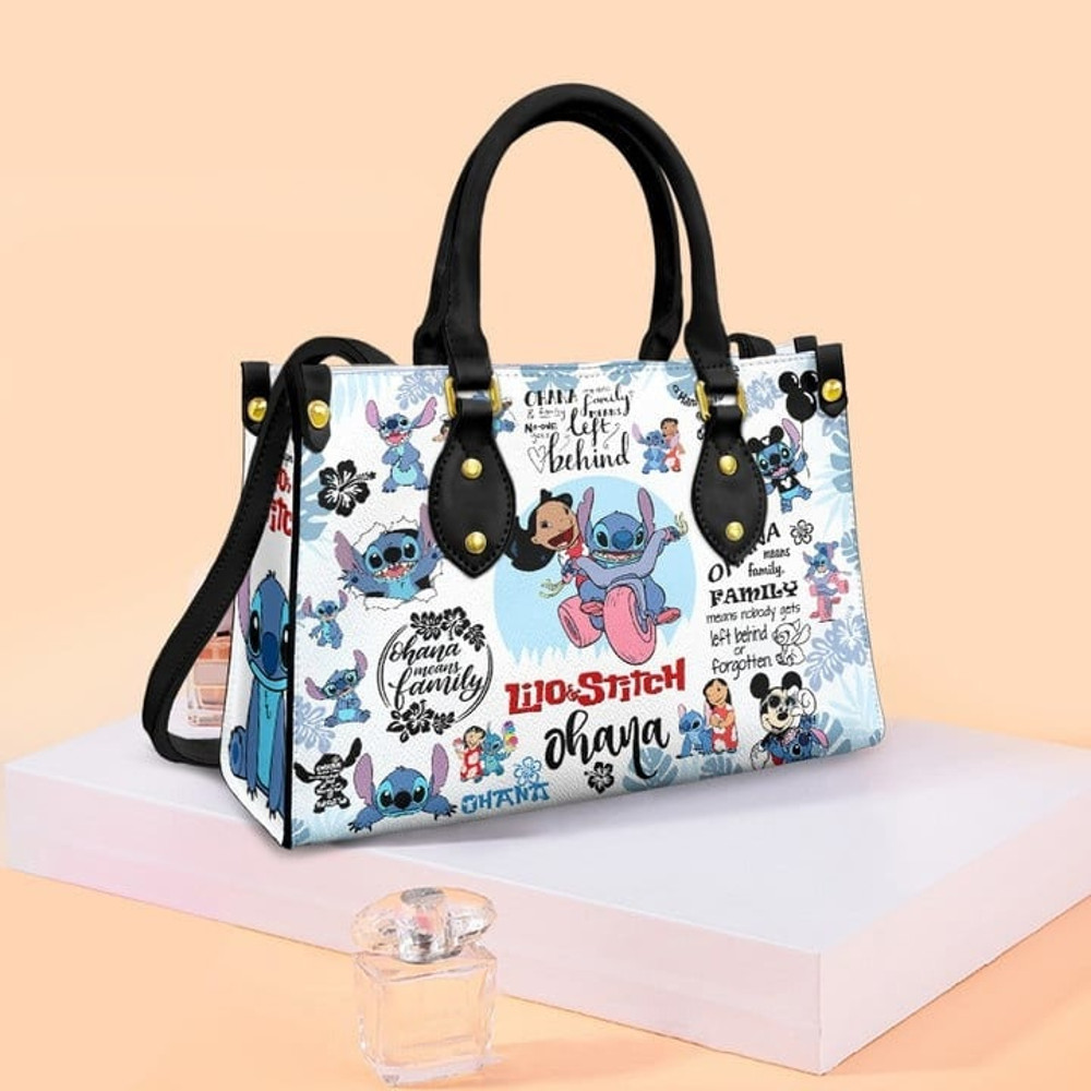 Stitch Leather Handbag,Stitch Cute Handbag,Stitch Lover's Handbag,Custom Leather Bag, Woman Handbag, Custom Leather Bag, Shopping Bag - 1.jpg