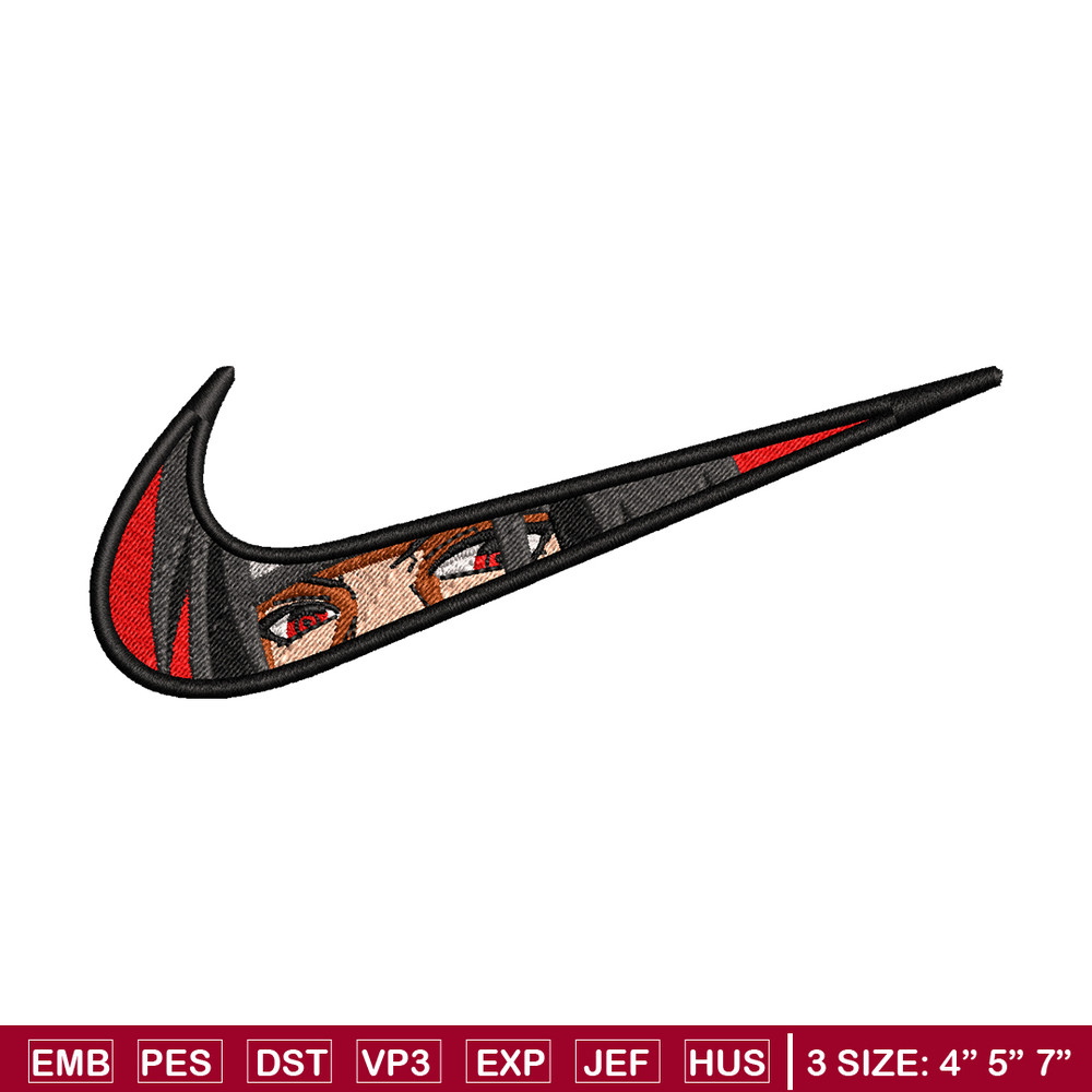 Itachi eyes nike embroidery design, Naruto embroidery, nike design, anime design, anime shirt, Digital download.jpg