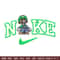 Nike mario green embroidery design, Mario embroidery, Nike design, Embroidery shirt, Embroidery file, Digital download.jpg