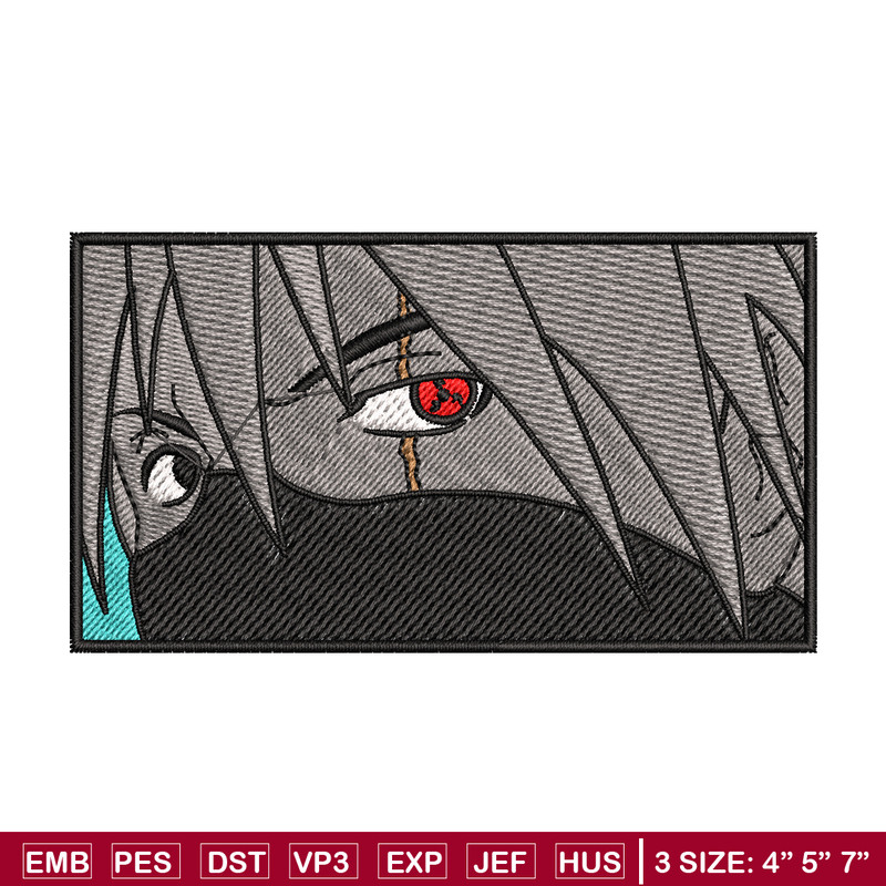 kakashi eyes embroidery design, Naruto embroidery, embroidery file, anime design, anime shirt, Digital download.jpg