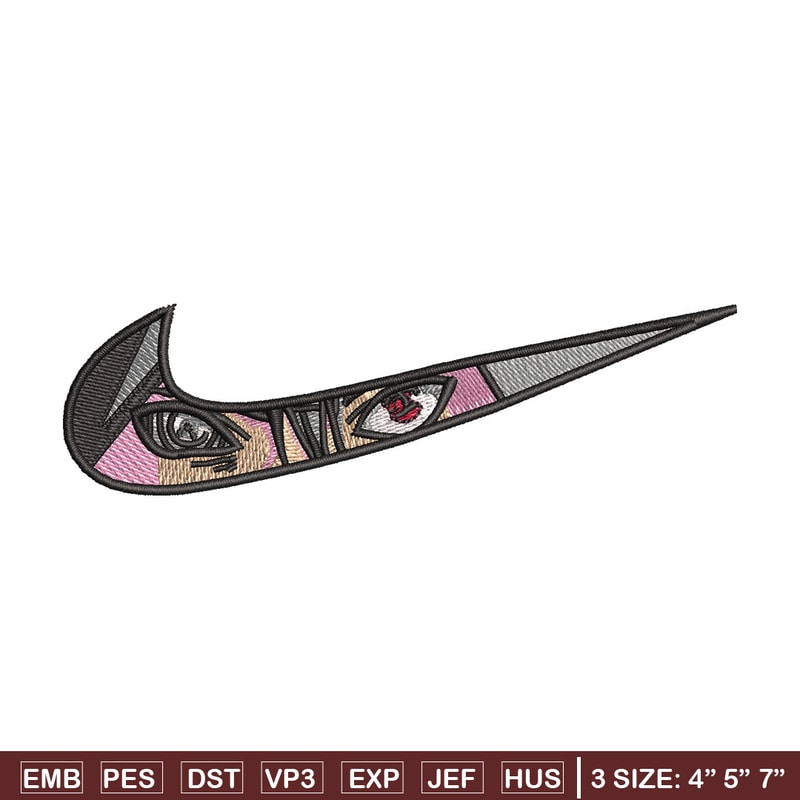 Nike sasuke eyes embroidery design, Naruto embroidery, Nike design,Embroidery file,Embroidery shirt,Digital download.jpg