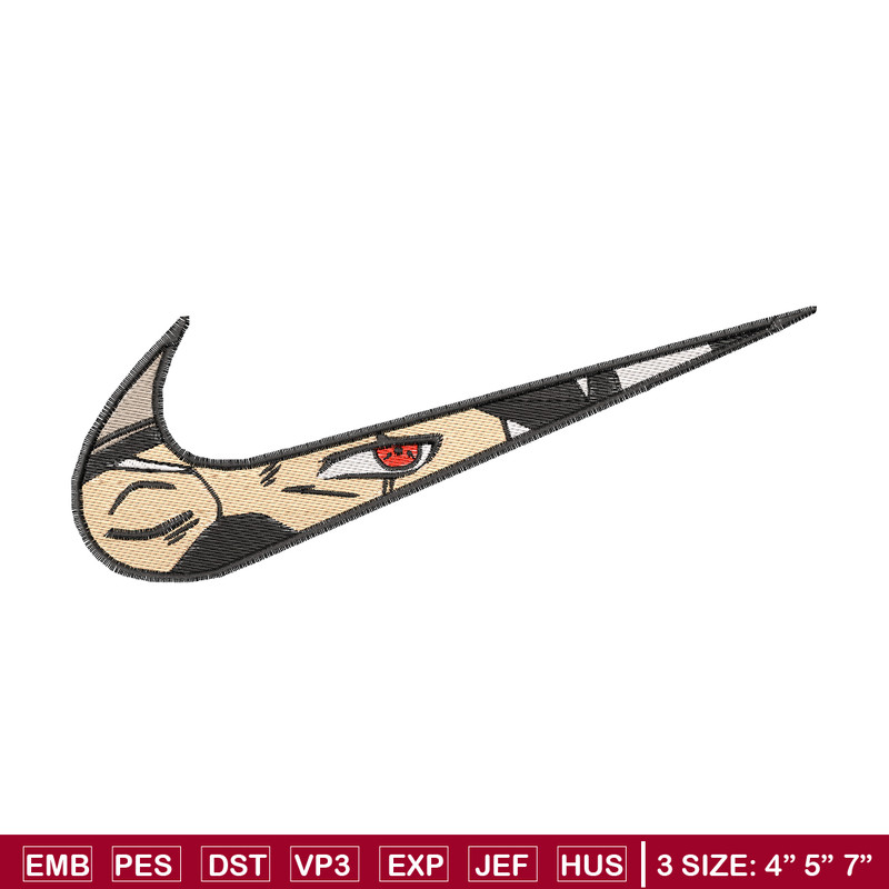 Kakashi Hatake eyes Nike embroidery design, Naruto embroidery, nike design, anime design, anime shirt, Digital download.jpg