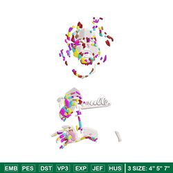 man colour embroidery design, man colour embroidery, logo design, logo shirt, embroidery file, instant download.