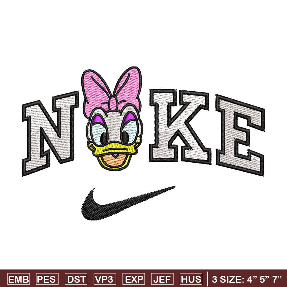 Nike x daisy embroidery design, Daisy embroidery, Nike design, Embroidery shirt, Embroidery file, Digital download.jpg