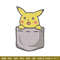 Pikachu bag embroidery design, Pokemon embroidery, Anime design, Embroidery file, Digital download, Embroidery shirt.jpg