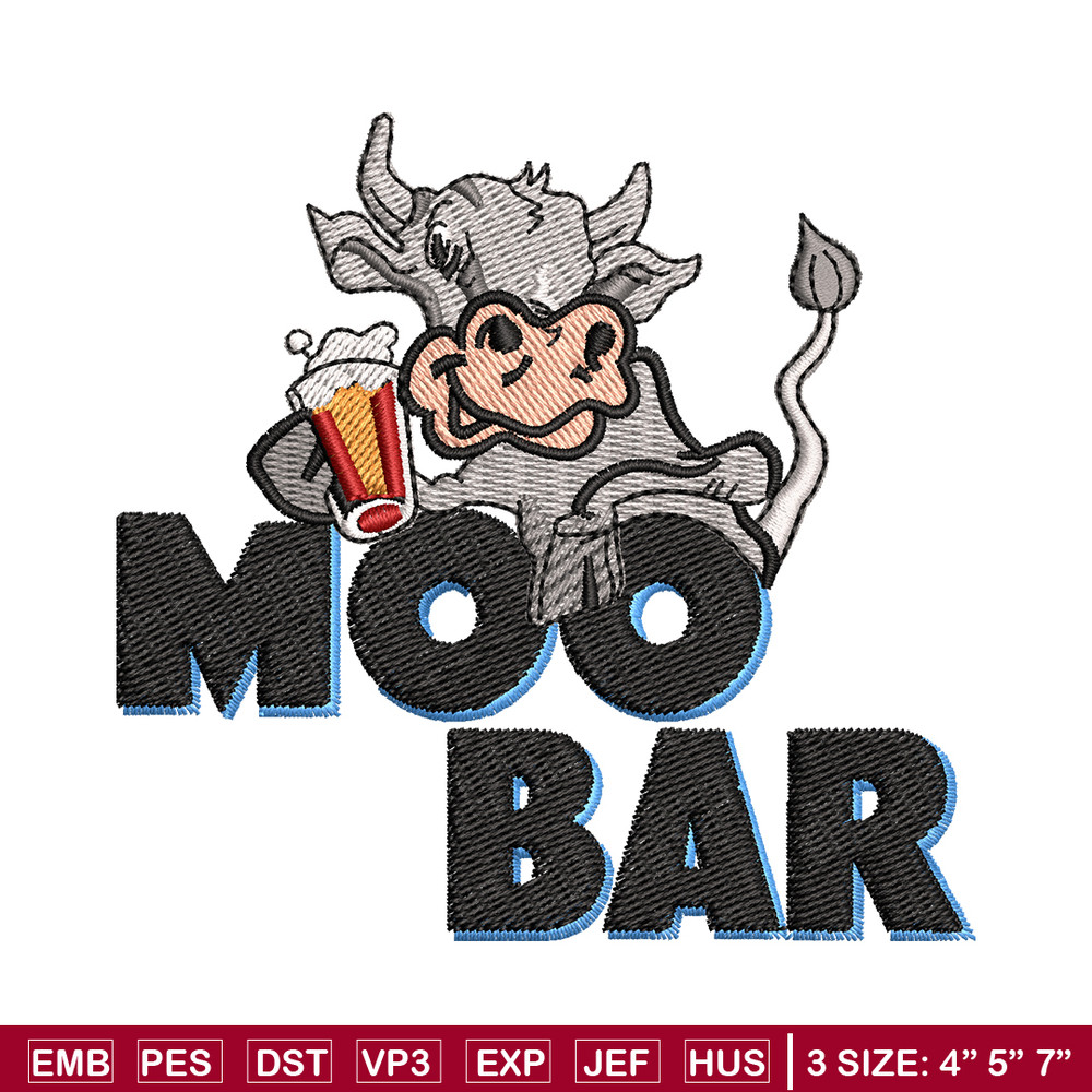 Moo Bar logo embroidery design, Moo Bar embroidery, logo shirt, logo design, Embroidery shirt, Digital download..jpg