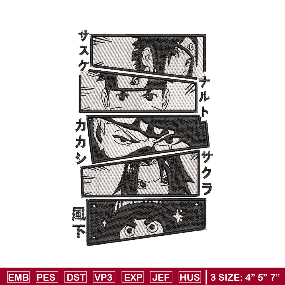 Naruto anime embroidery design, Naruto embroidery, Logo design, anime design, anime shirt, Digital download.jpg